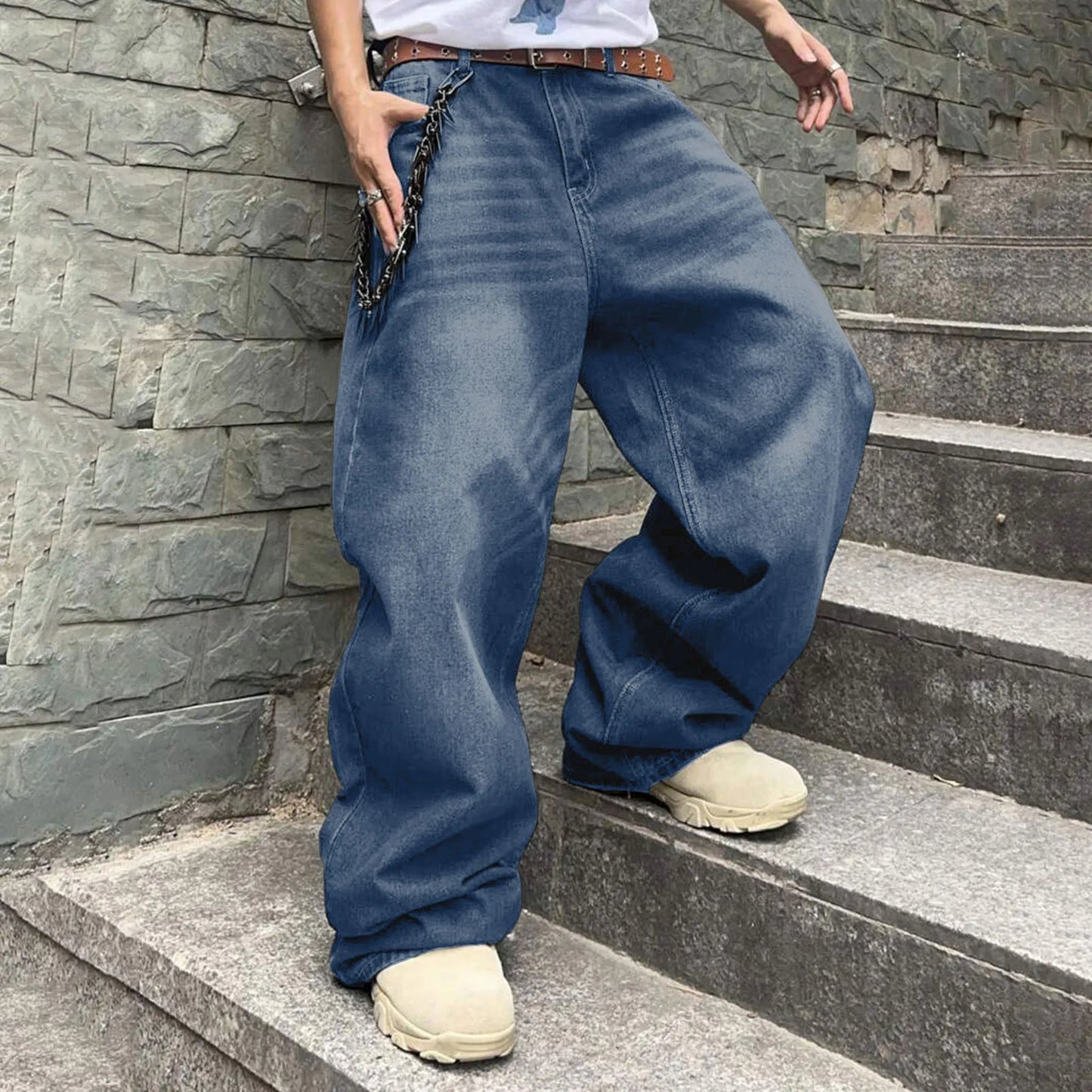 Vintage Baggy Denim Jeans.