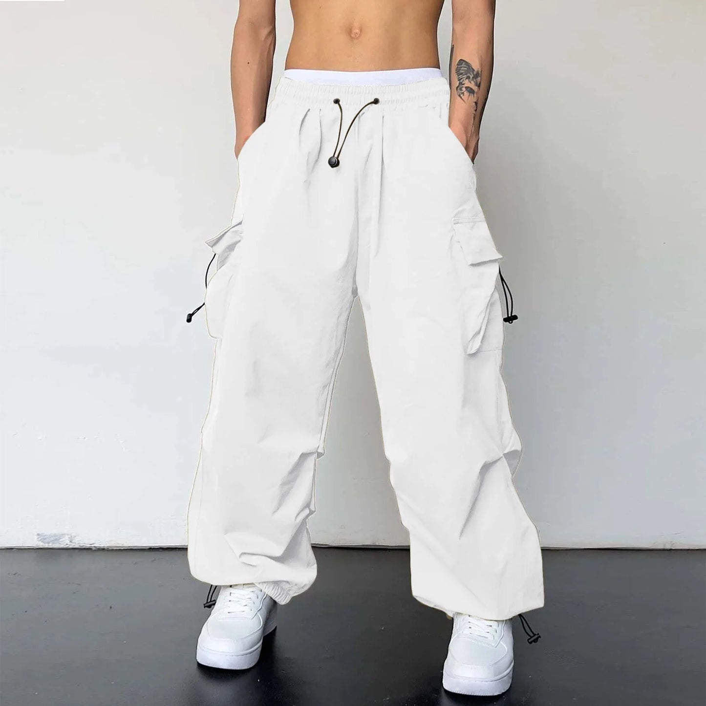 Oversized Cargo Pants Streetwear Vintage Baggy Pants Parachute Pants