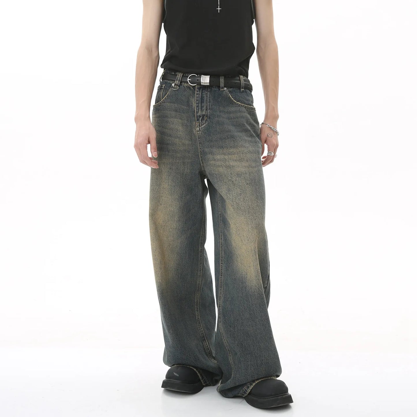 Vintage Baggy Denim Jeans.