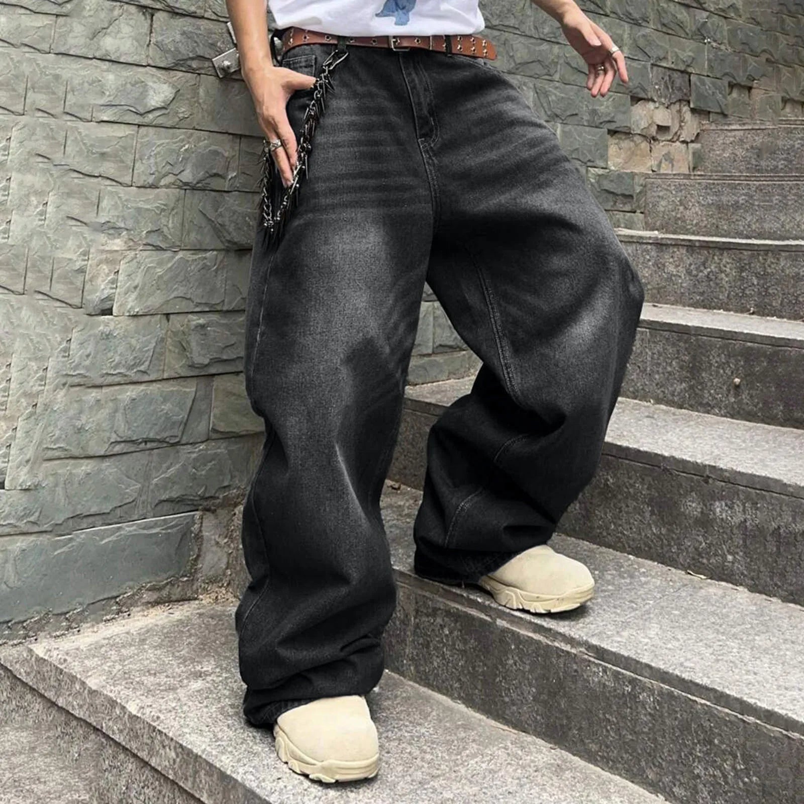 Vintage Baggy Denim Jeans.