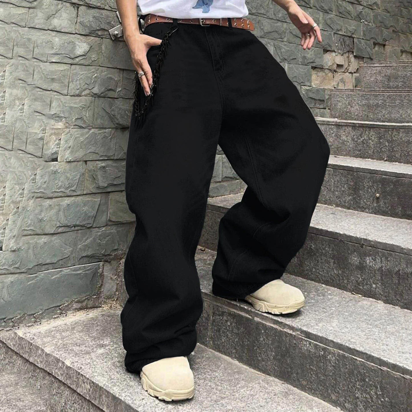 Vintage Baggy Denim Jeans.