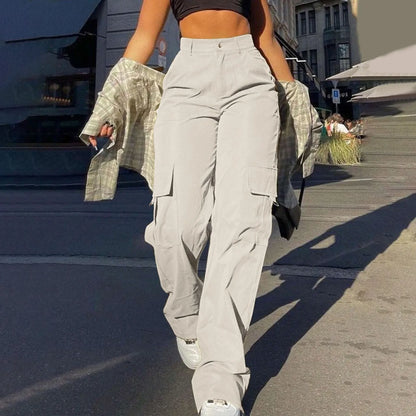 Straight Leg Cargo Pants.