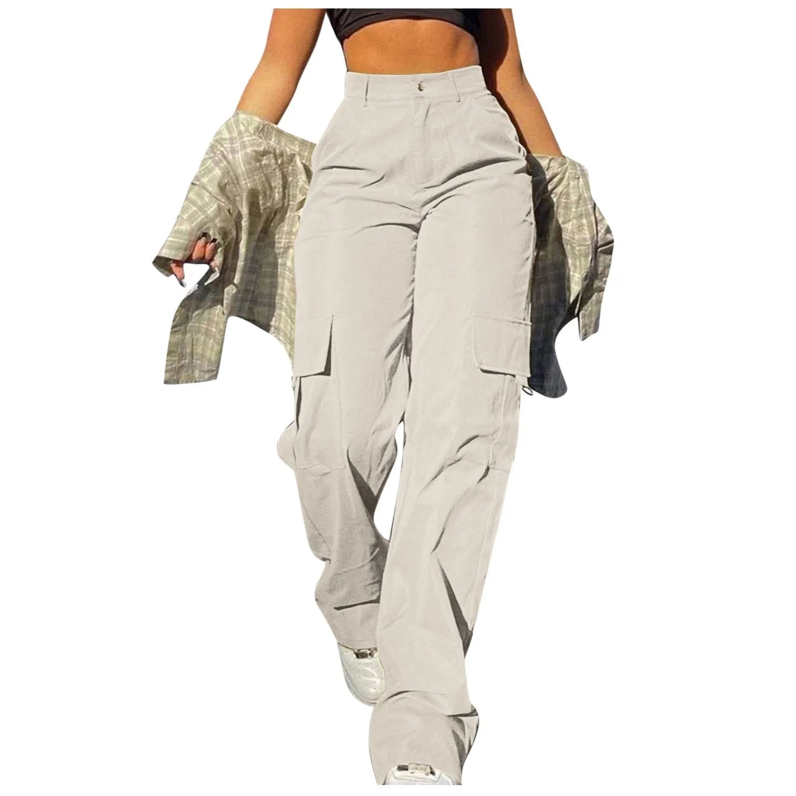 Straight Leg Cargo Pants.