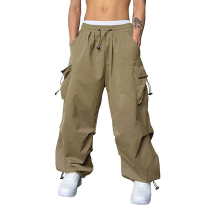 Oversized Cargo Pants Streetwear Vintage Baggy Pants Parachute Pants.