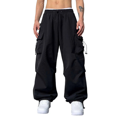Oversized Cargo Pants Streetwear Vintage Baggy Pants Parachute Pants.