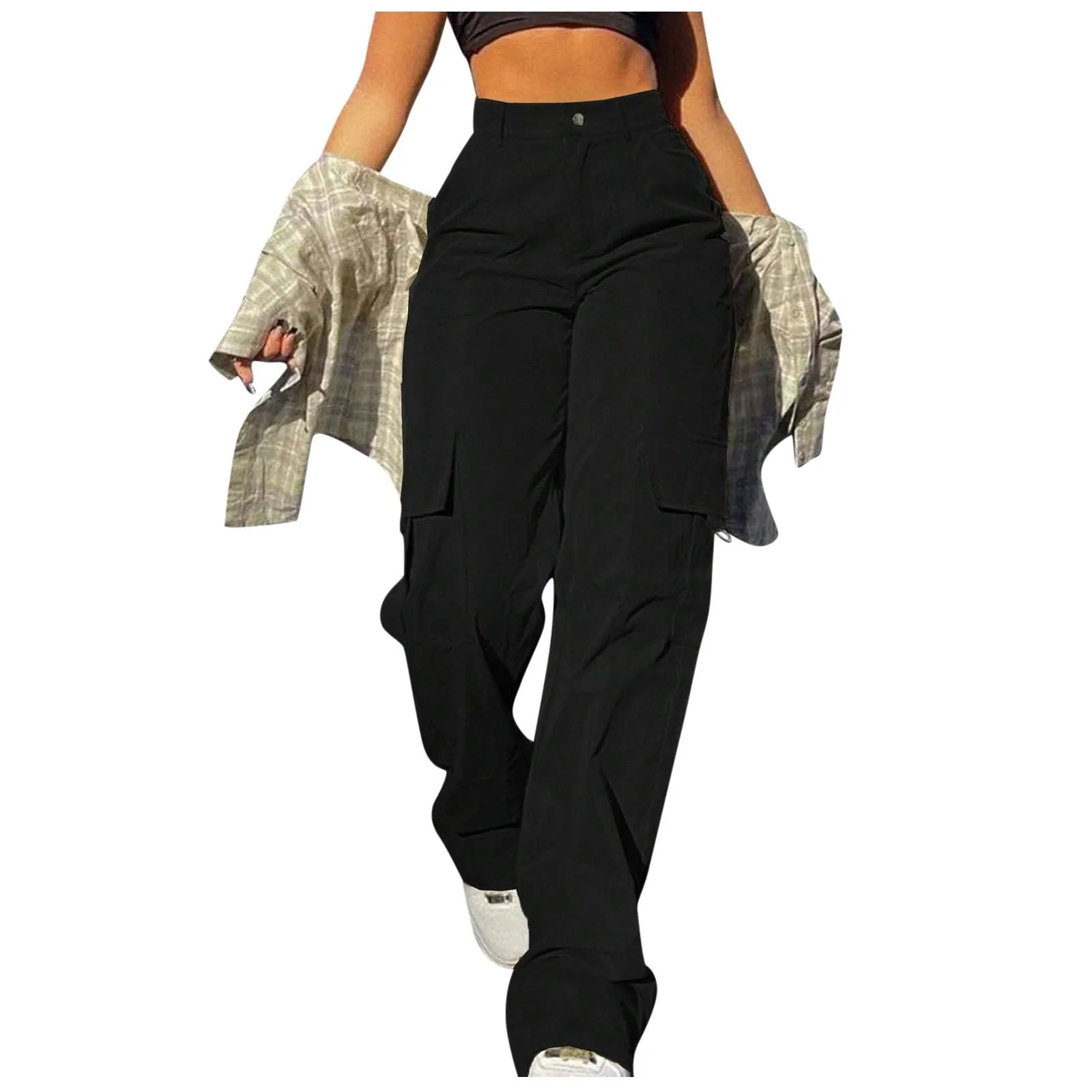 Straight Leg Cargo Pants.