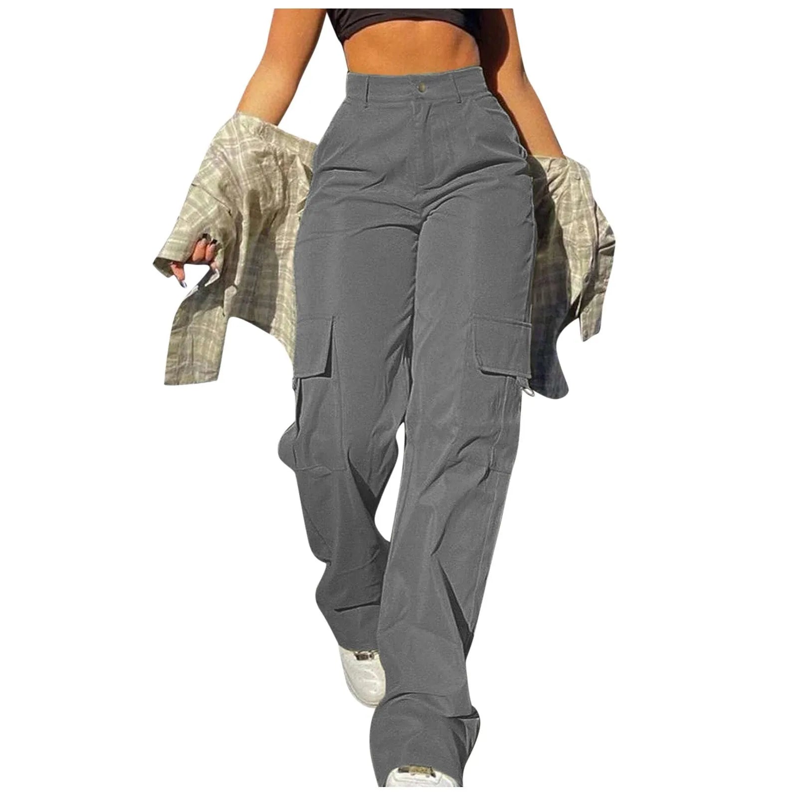 Straight Leg Cargo Pants.