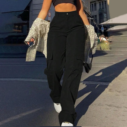 Straight Leg Cargo Pants.