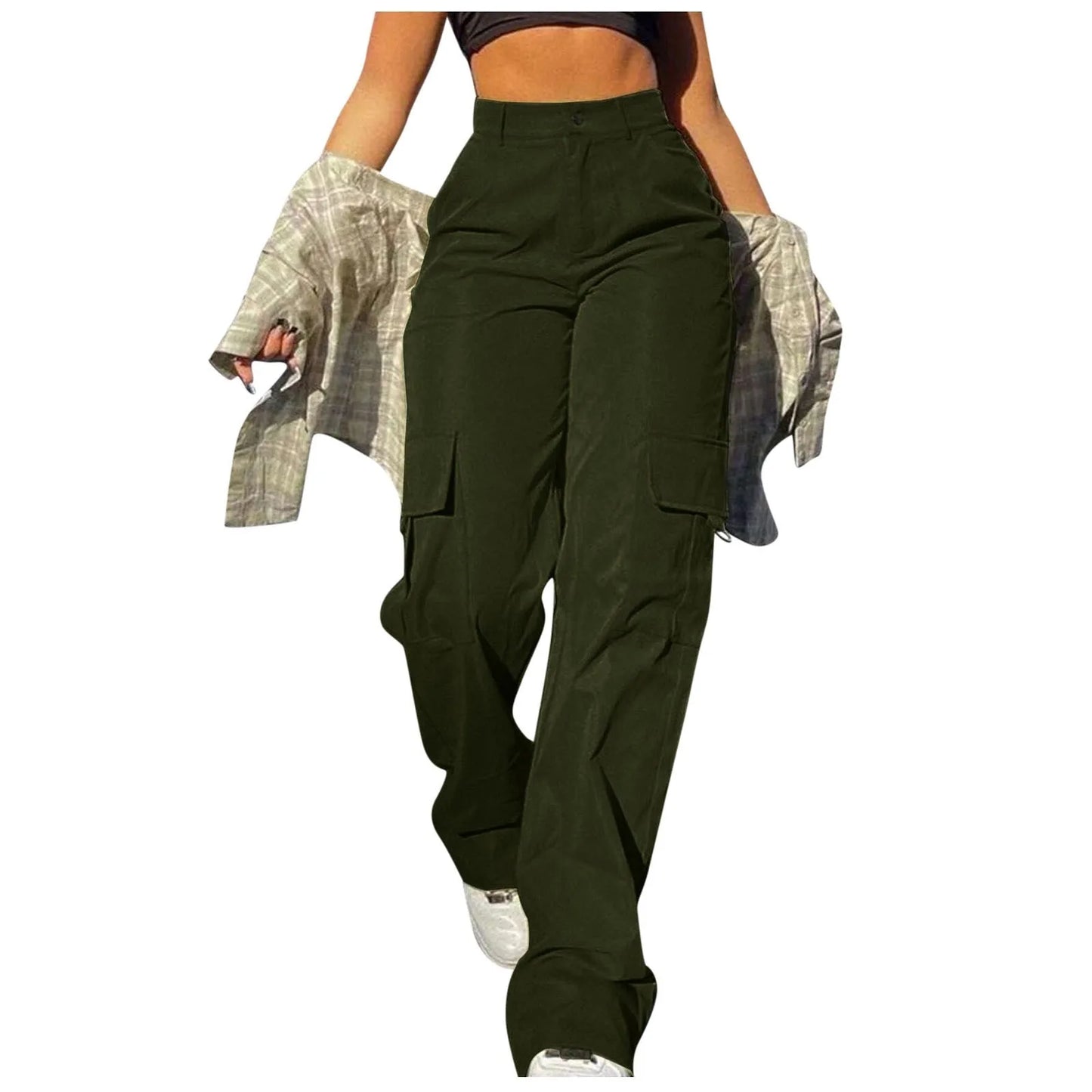 Straight Leg Cargo Pants.