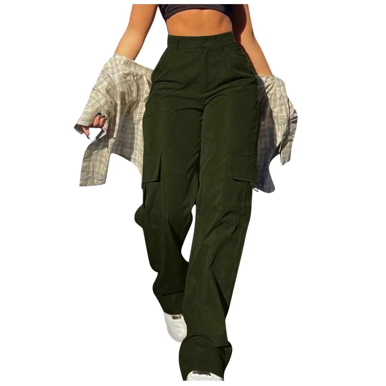 Straight Leg Cargo Pants.