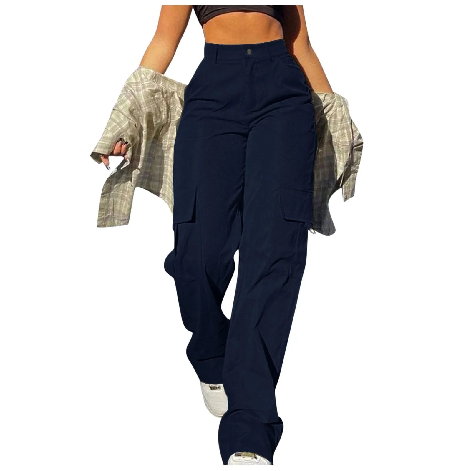 Straight Leg Cargo Pants.