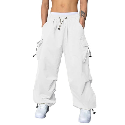 Oversized Cargo Pants Streetwear Vintage Baggy Pants Parachute Pants.