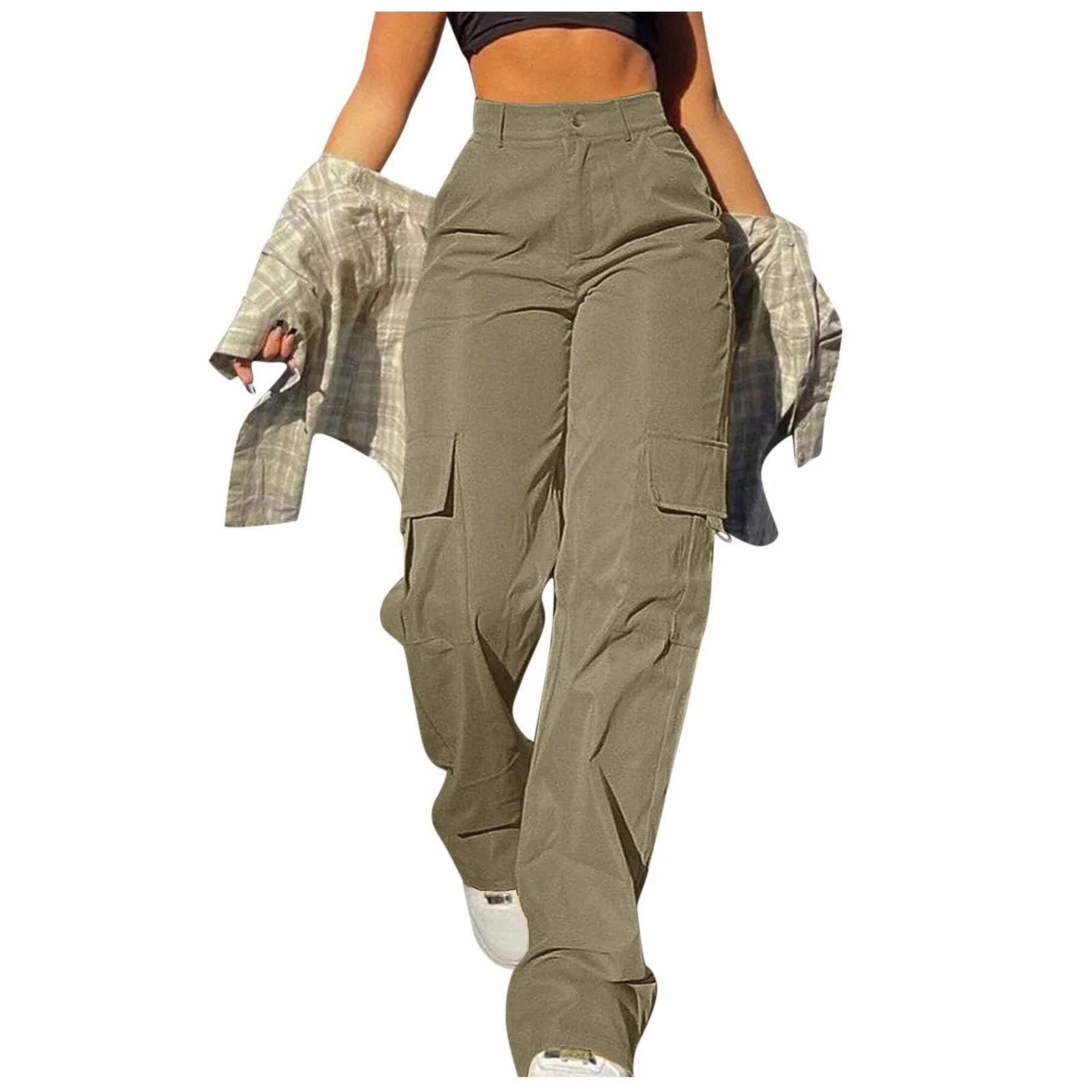 Straight Leg Cargo Pants.