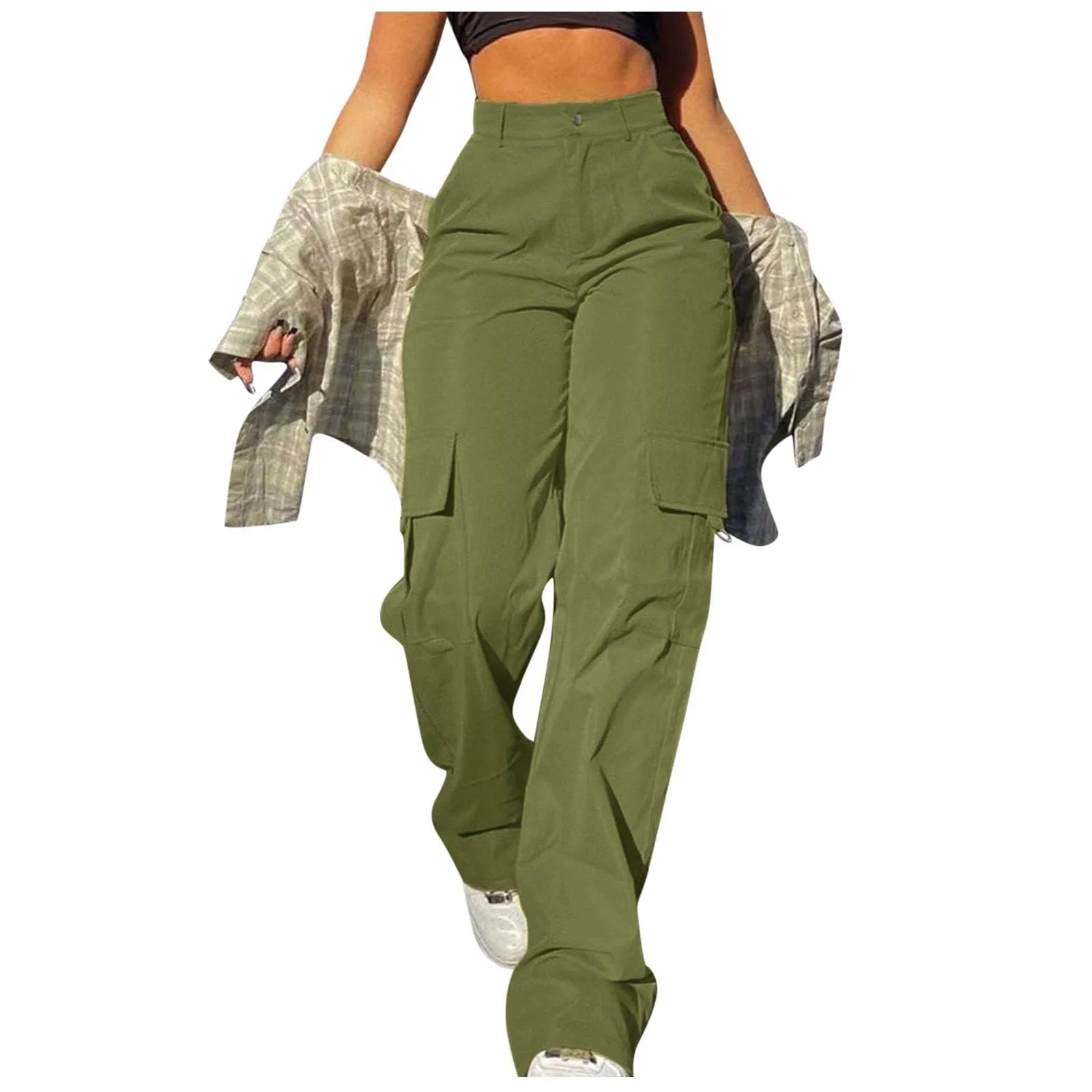 Straight Leg Cargo Pants.